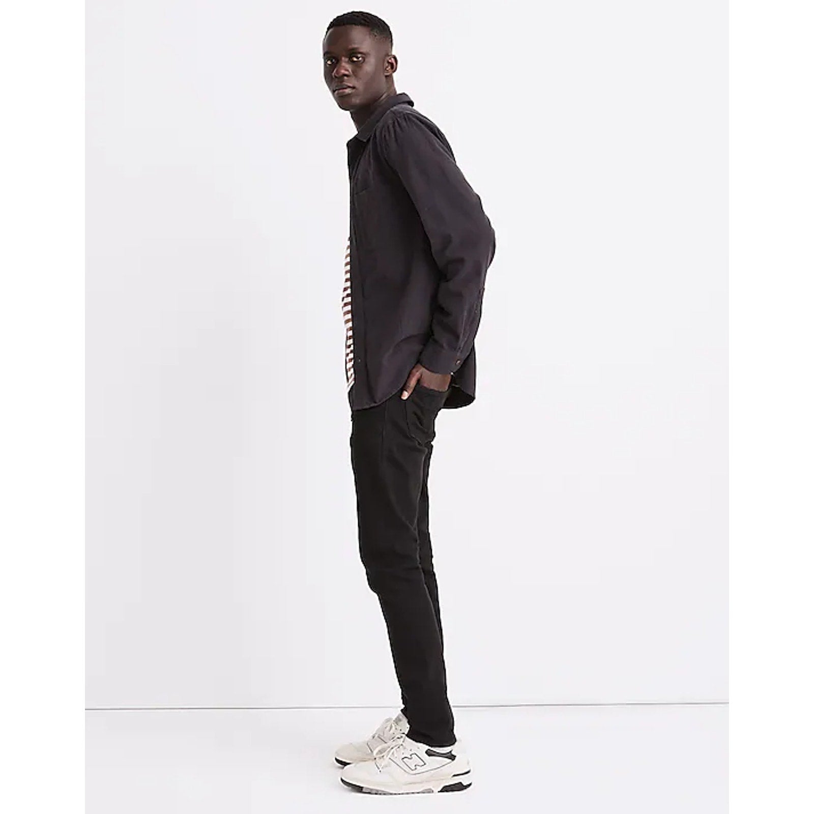 MADEWELL Men's Slim Jeans 40x30 Black Bainhart Wash ND479 COOLMAX® Denim NWT
