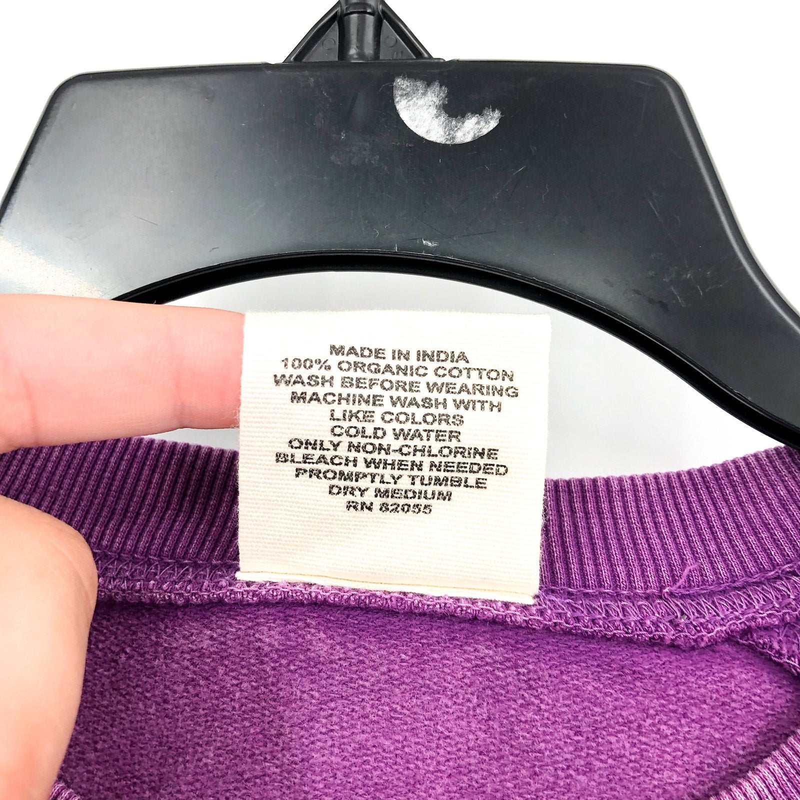 WES & WILLY Girls LSU Tigers Crewneck Sweatshirt Medium Purple Plum NWT BWLST