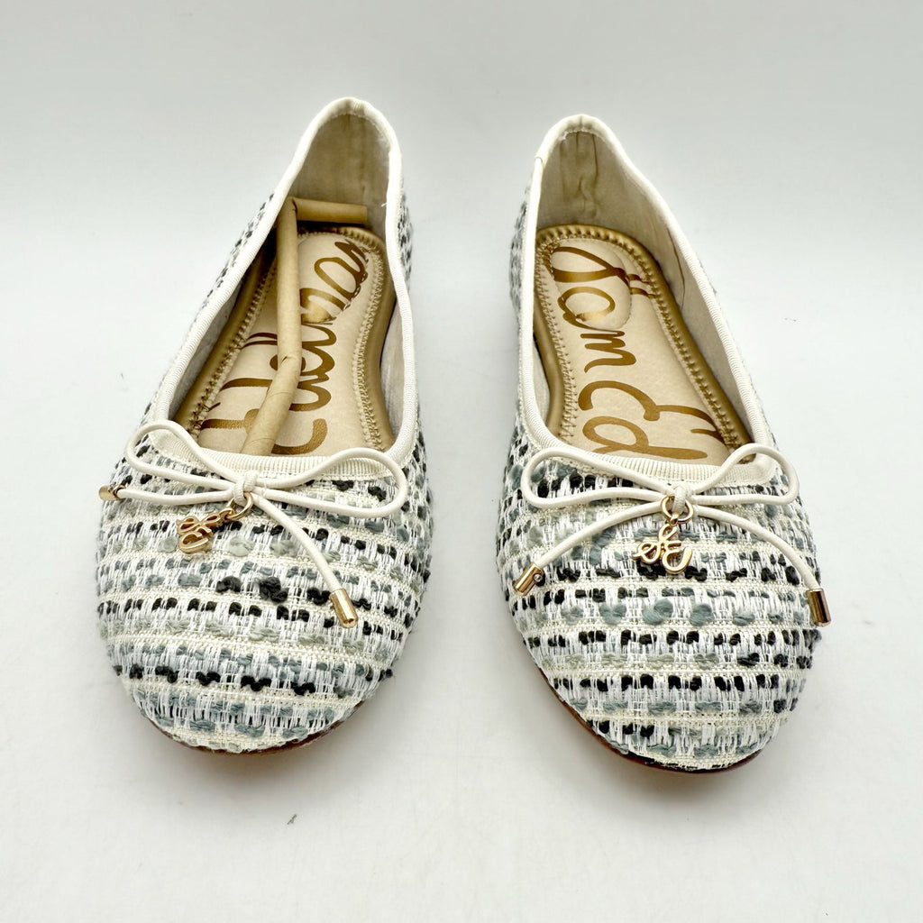 Sam Edelman Girls Felicia Ballet Flats Size 3 M Taupe Vegan Leather NIB