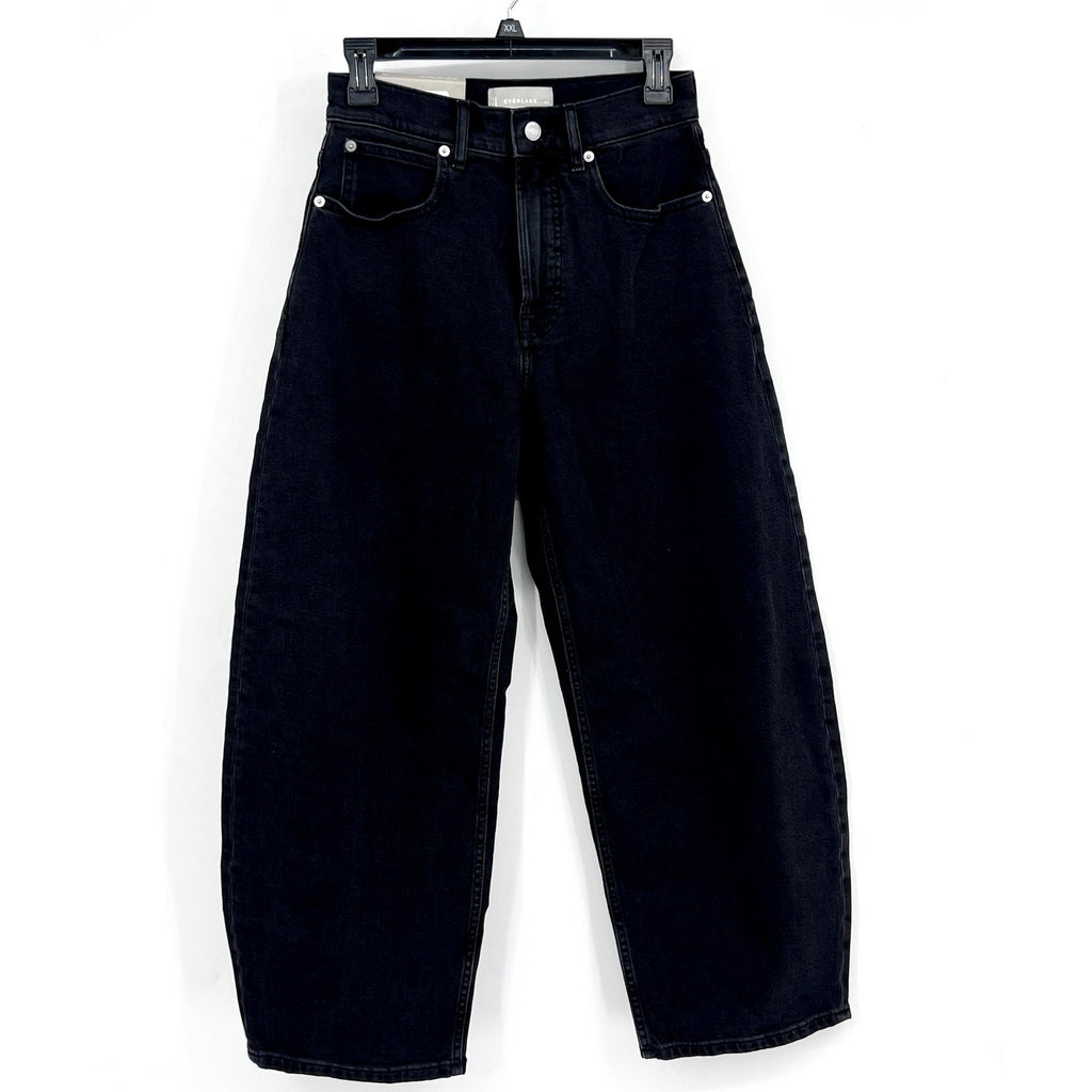 EVERLANE Women's The Way-High Curve Jeans 26R US 2 Washed Black NWT