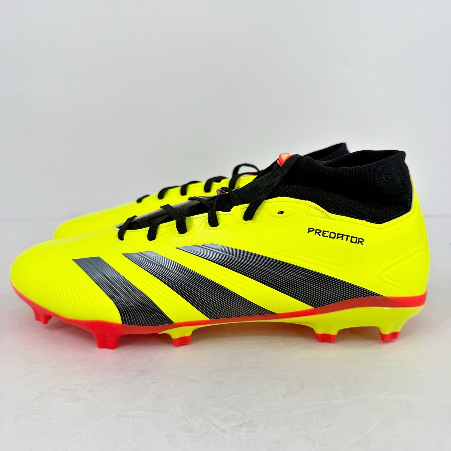 Adidas Mens Predator League Mid FG Soccer Cleats US 10 Yellow Black Athletic NIB