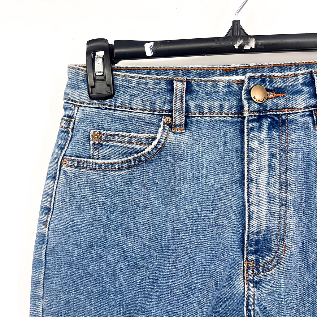 BILLABONG Women's So Cheeky Cut-Off Denim Shorts Size 25 US 0 Blue Jeans NWT