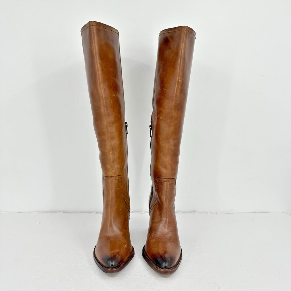 Diba True Womens True Do Knee High Boots US 6 M Brown Leather NWOB
