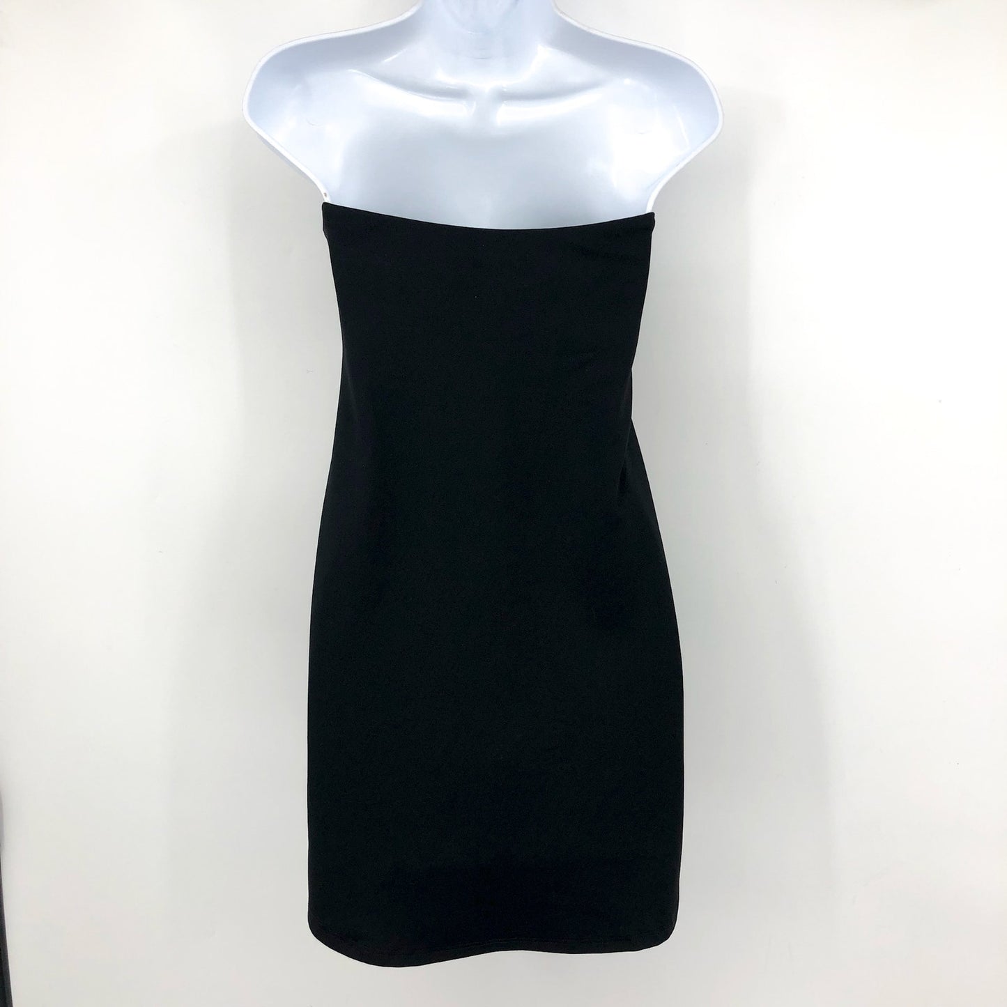 SUSANA MONACO Women's Tube Shirt Tail Dress Medium Black Jersey Stretch NWT