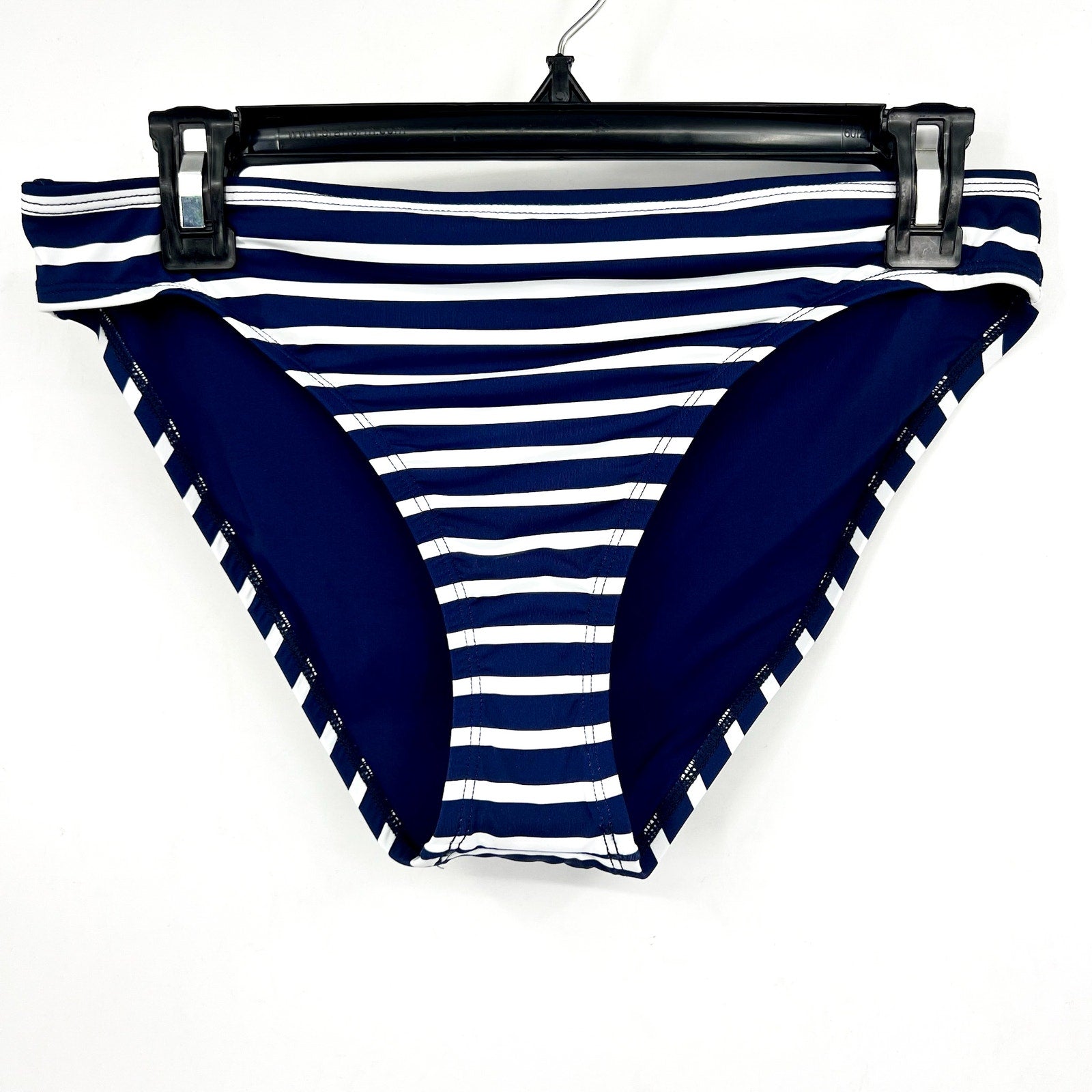 TOMMY BAHAMA Women's Coastline Stripe Hipster Bikini Bottom Small Blue White NWT