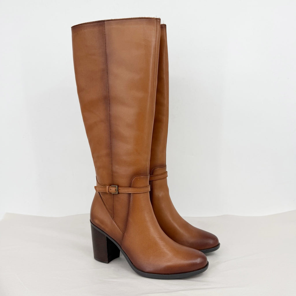 Naturalizer Womens Kalina Knee High Boots Size 10.5 EU 41.5 Leather NIB