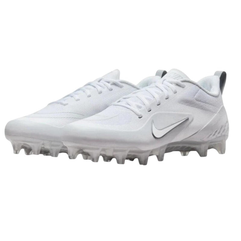 Nike Mens Alpha Huarache 8 Pro LX Lacrosse Cleats US 10 White Athletic NWOB