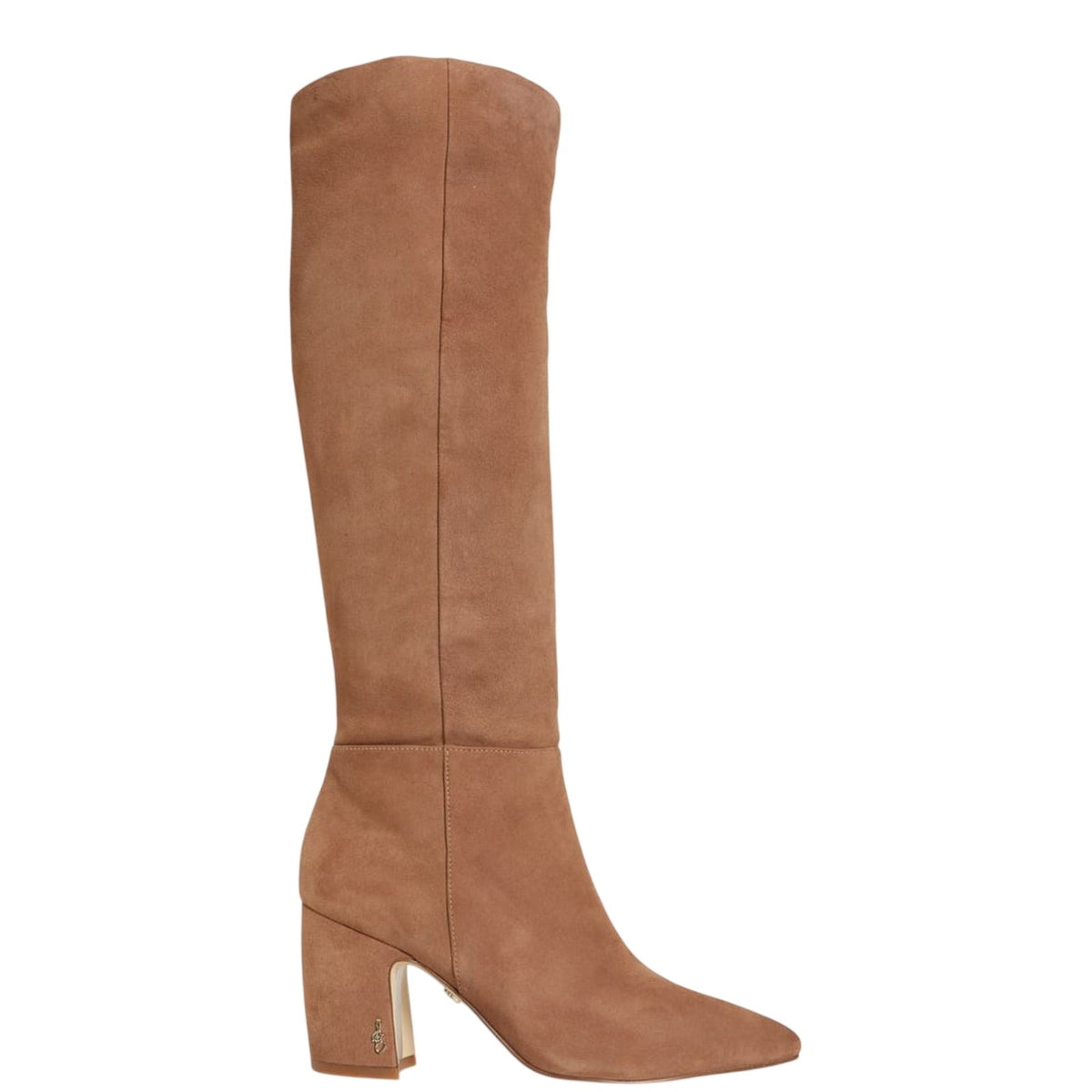 Sam Edelman Womens Hiltin Knee High Boots Size 10 EU 40 Tan Praline Suede NWOB