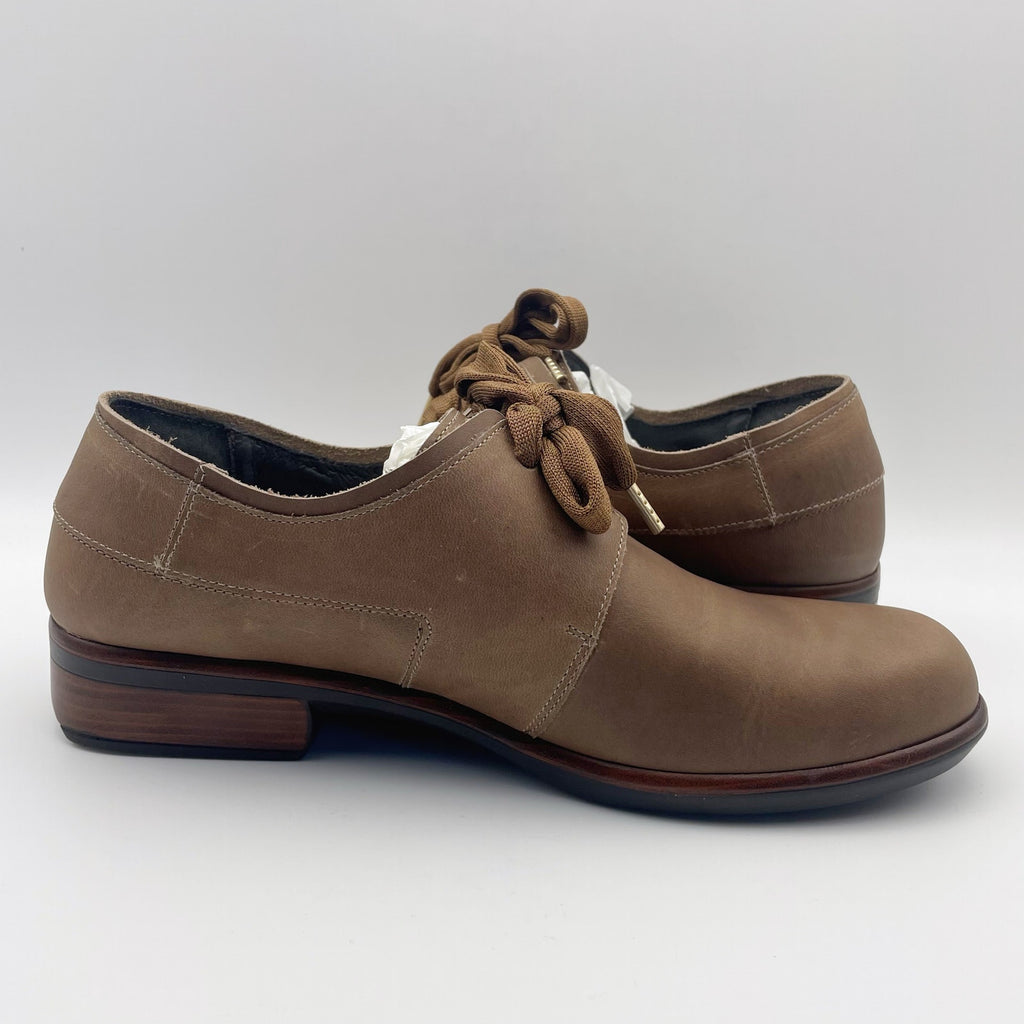 Naot Women's Blizzard Oxford Shoes Size US 8 EU 39 Brown Leather NIB