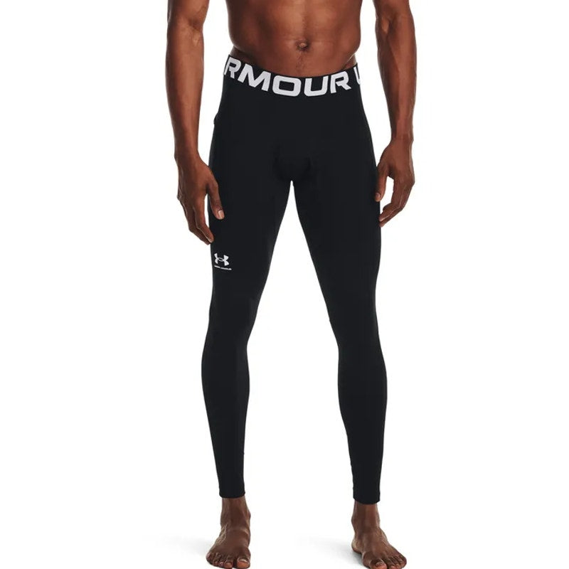 UNDER ARMOUR Men's CG Armour Leggings Medium Black Base Layer Pants NWT