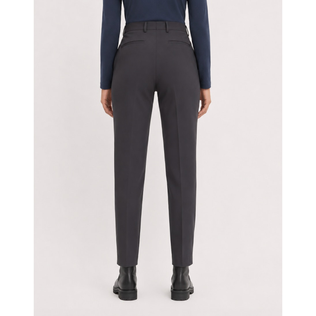 EVERLANE Men's The Italian Wool Trouser Pants 32x30 Dark Grey Flat Front NWT