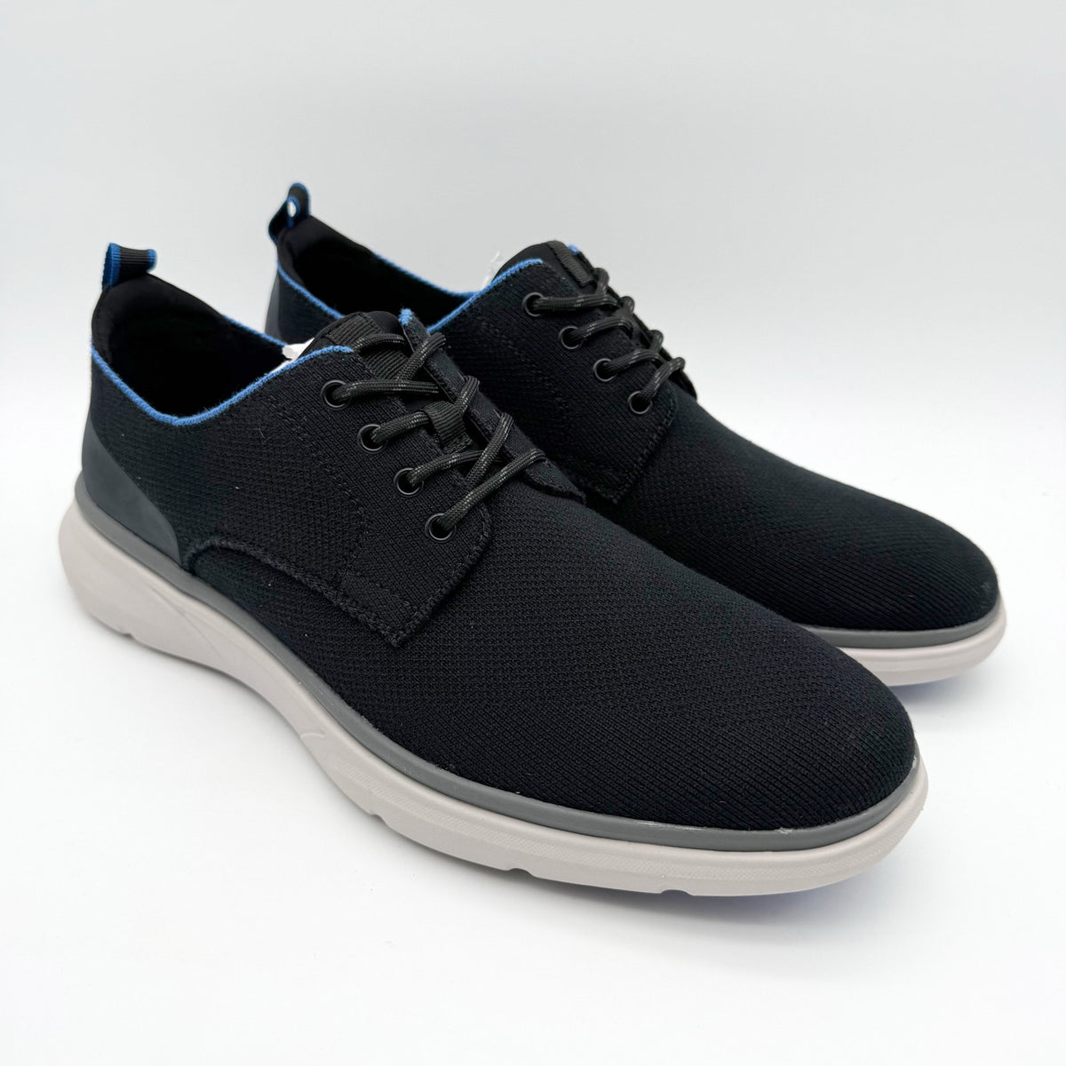 Vince Camuto Mens Tayden Oxford Dress Sneakers Size 10 EU 43 Black Knit NWOB