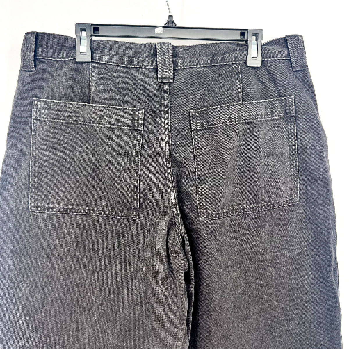 MADEWELL Women's Denim Culottes Size 31 US 10 Black Johnston High Rise NT218 NWT
