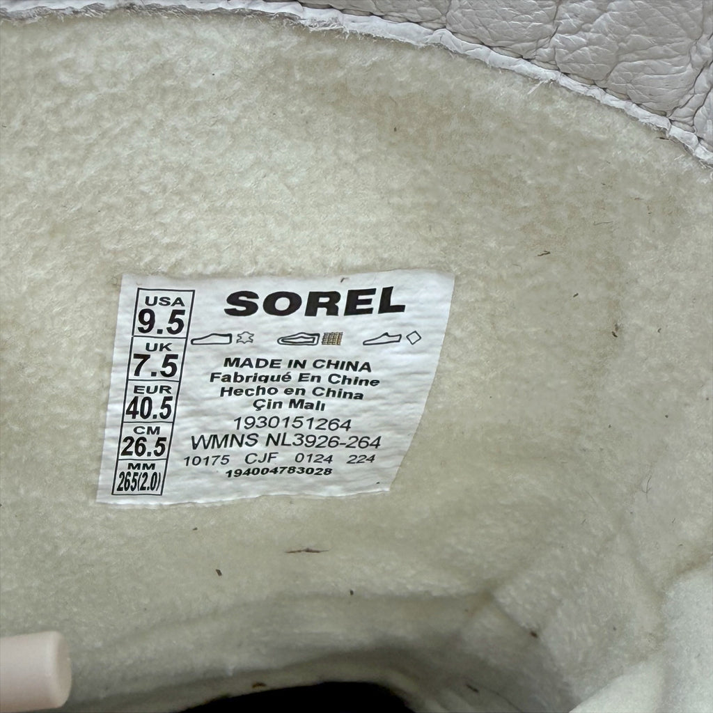 Sorel Womens Joan of Arctic Next Boots US 9.5 Taupe Tan Waterproof Insulated NIB