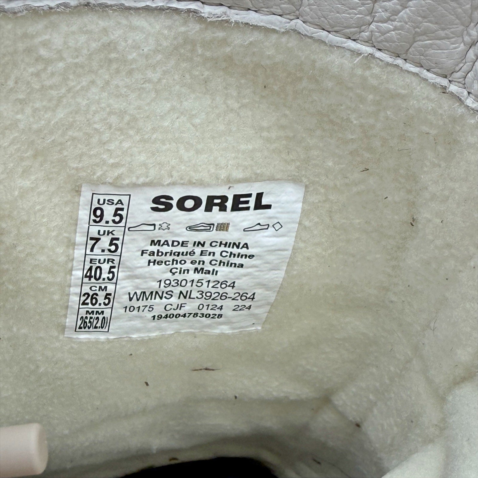 Sorel Womens Joan of Arctic Next Boots US 9.5 Taupe Tan Waterproof Insulated NIB