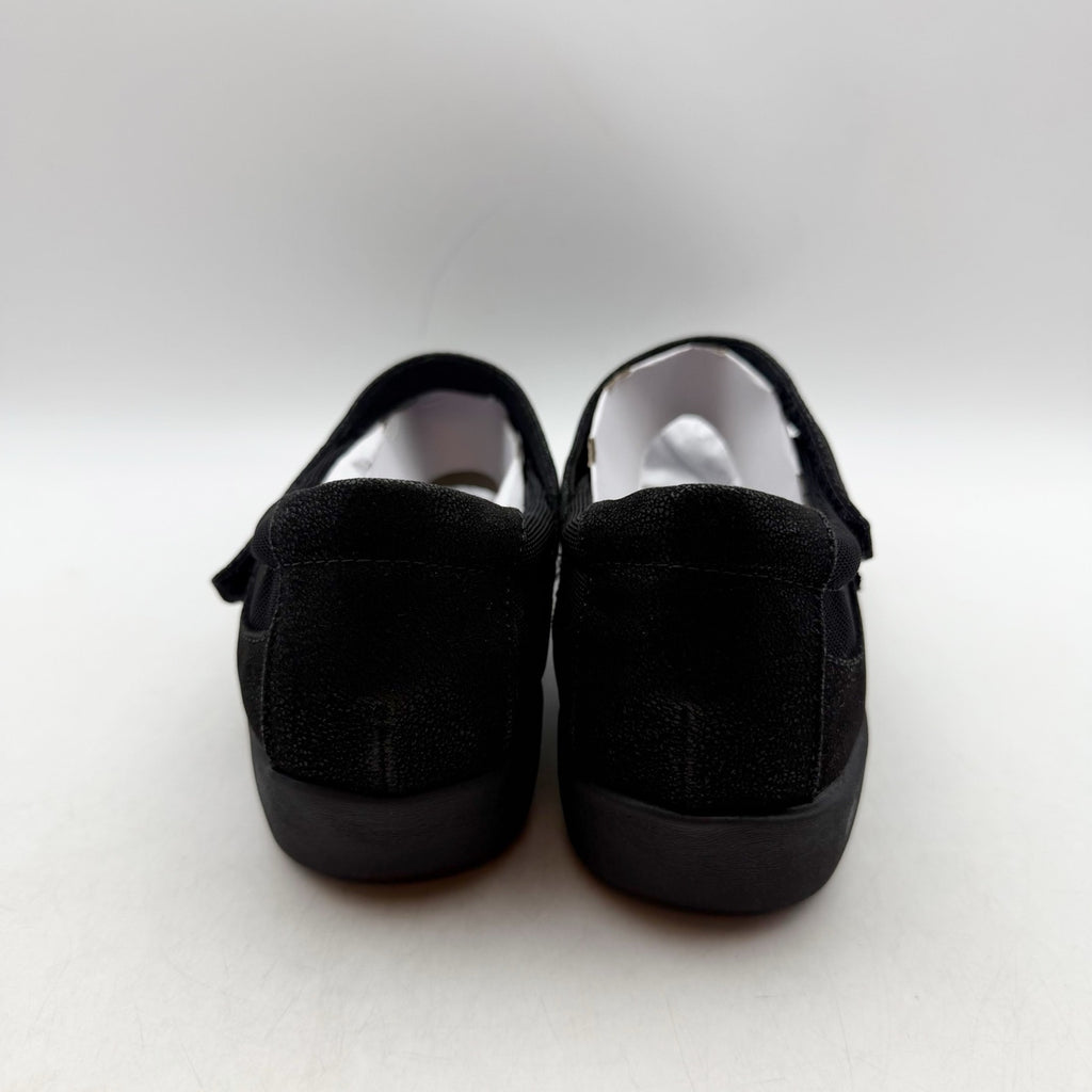 Clarks Womens Sillian Bella Mary Jane Shoes Size 7 M Black Vegan Nubuck NIB