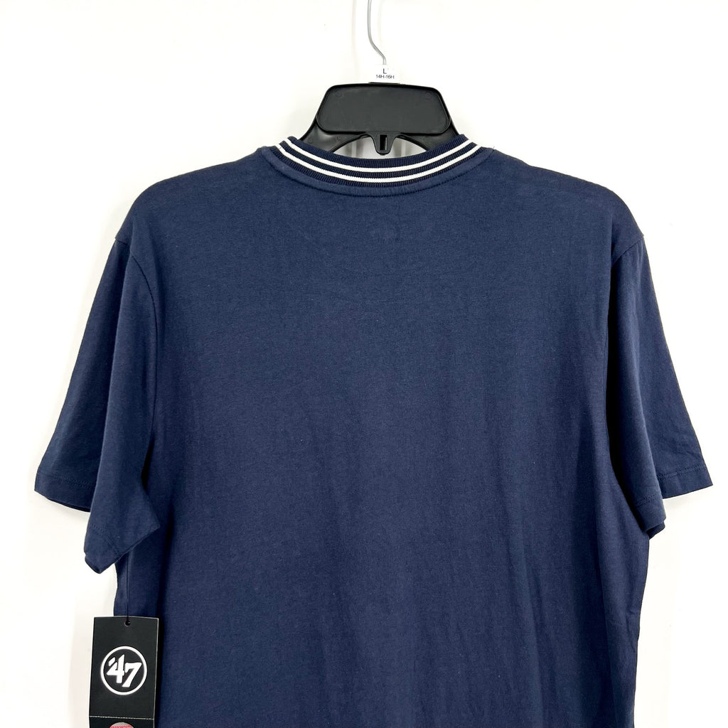 47 BRAND Mens Houston Astros Top Line Stewart Tee Small Blue Short Sleeve NWT