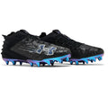 Under Armour Mens Blur Smoke Suede 2.0 MC Molded Football Cleat US 13 Black NWOB