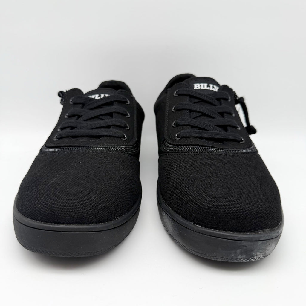BILLY Footwear Mens Low Top ll Sneakers US 10.5 Wide EU 43.5 Black NIB