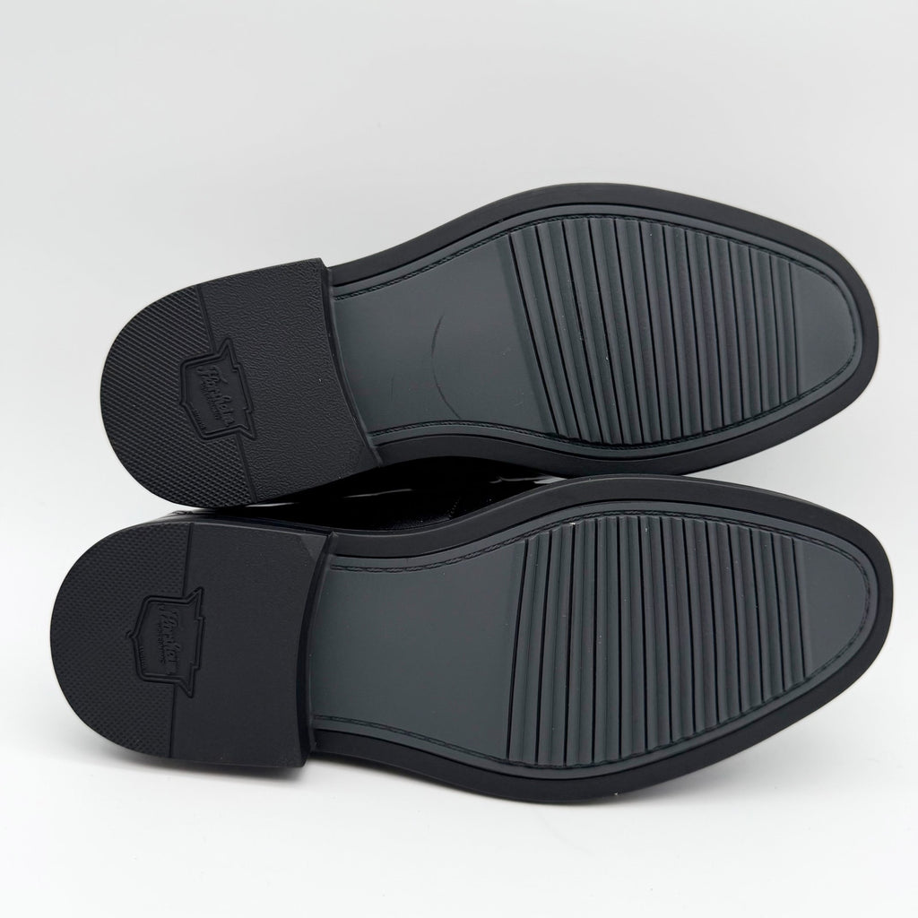 Florsheim Kids Boys Rucci Moc Toe Penny Loafers US 1.5 M Black Leather NIB