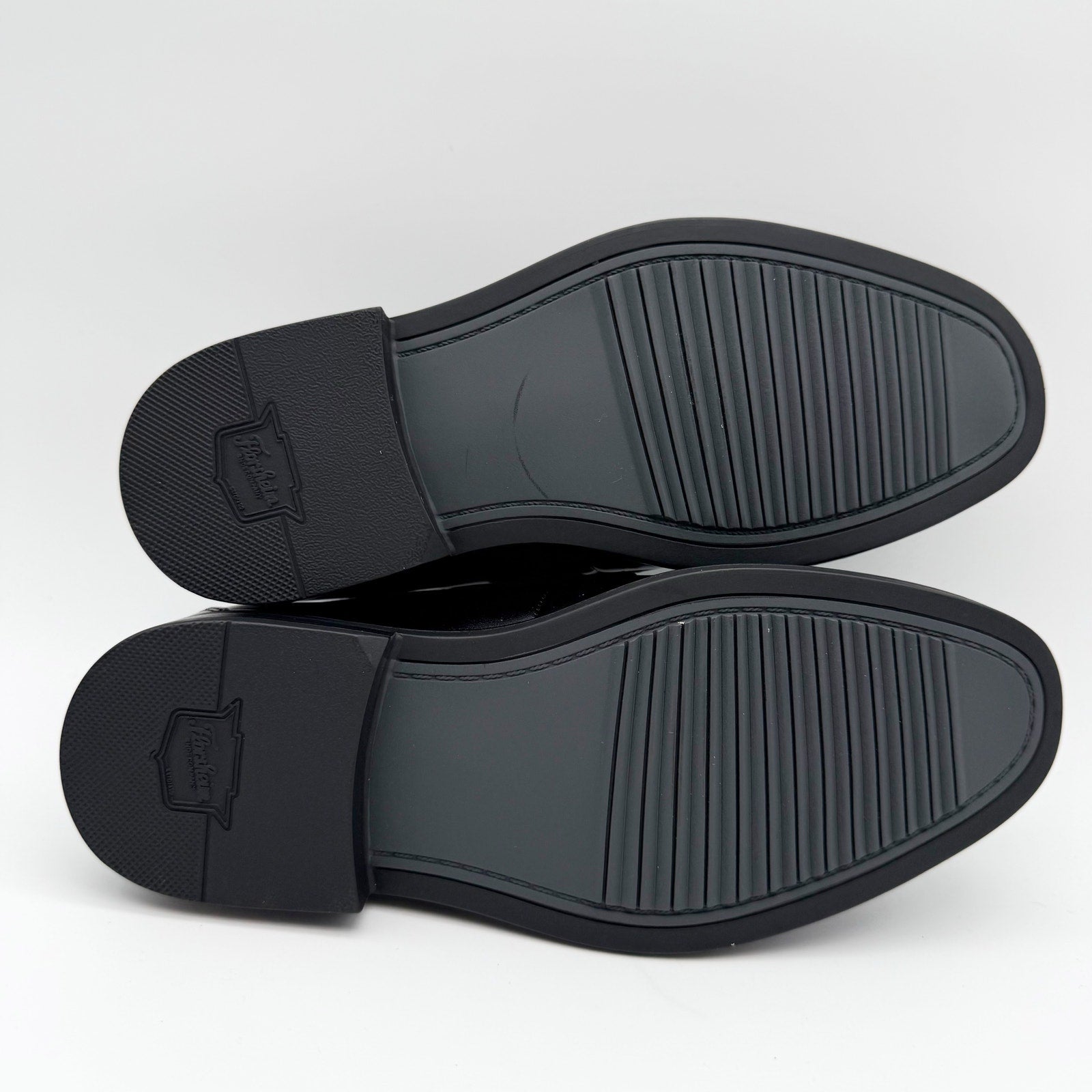 Florsheim Kids Boys Rucci Moc Toe Penny Loafers US 1.5 M Black Leather NIB