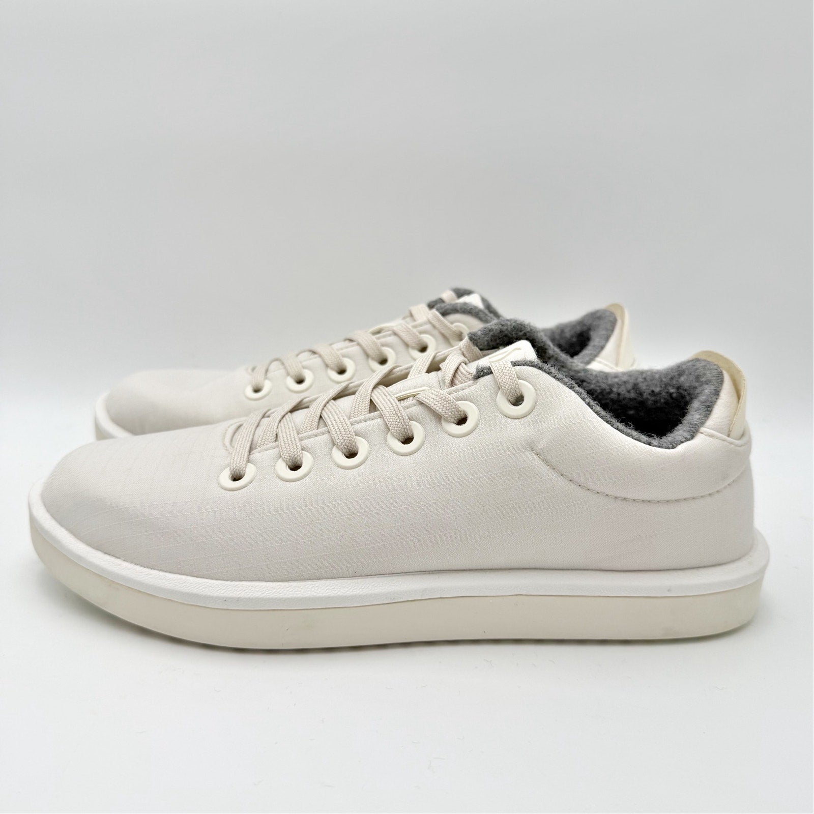 AllBirds Mens Wool Piper Woven Casual Sneakers US 7 EU 39.5 White NIB