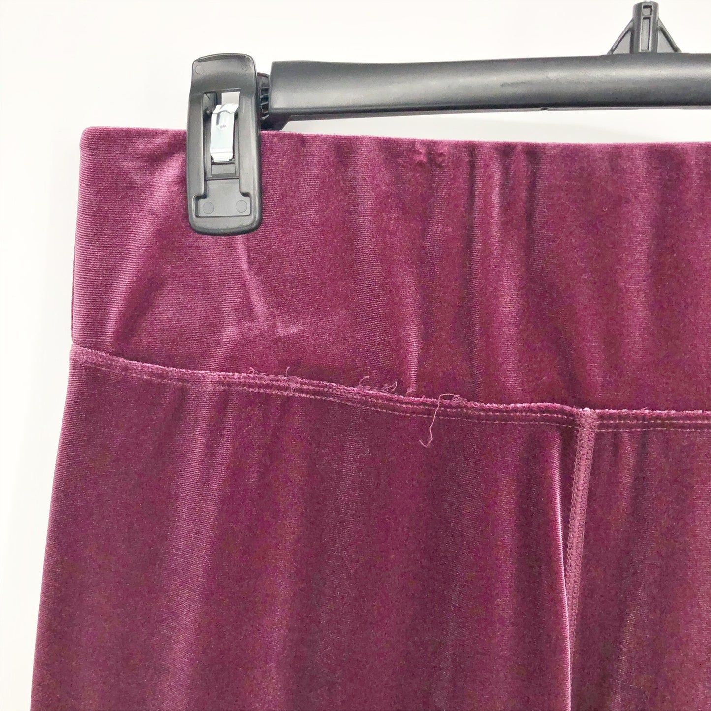 TOMMY HILFIGER Women's Velvet Active Leggings Crushed Grape XS