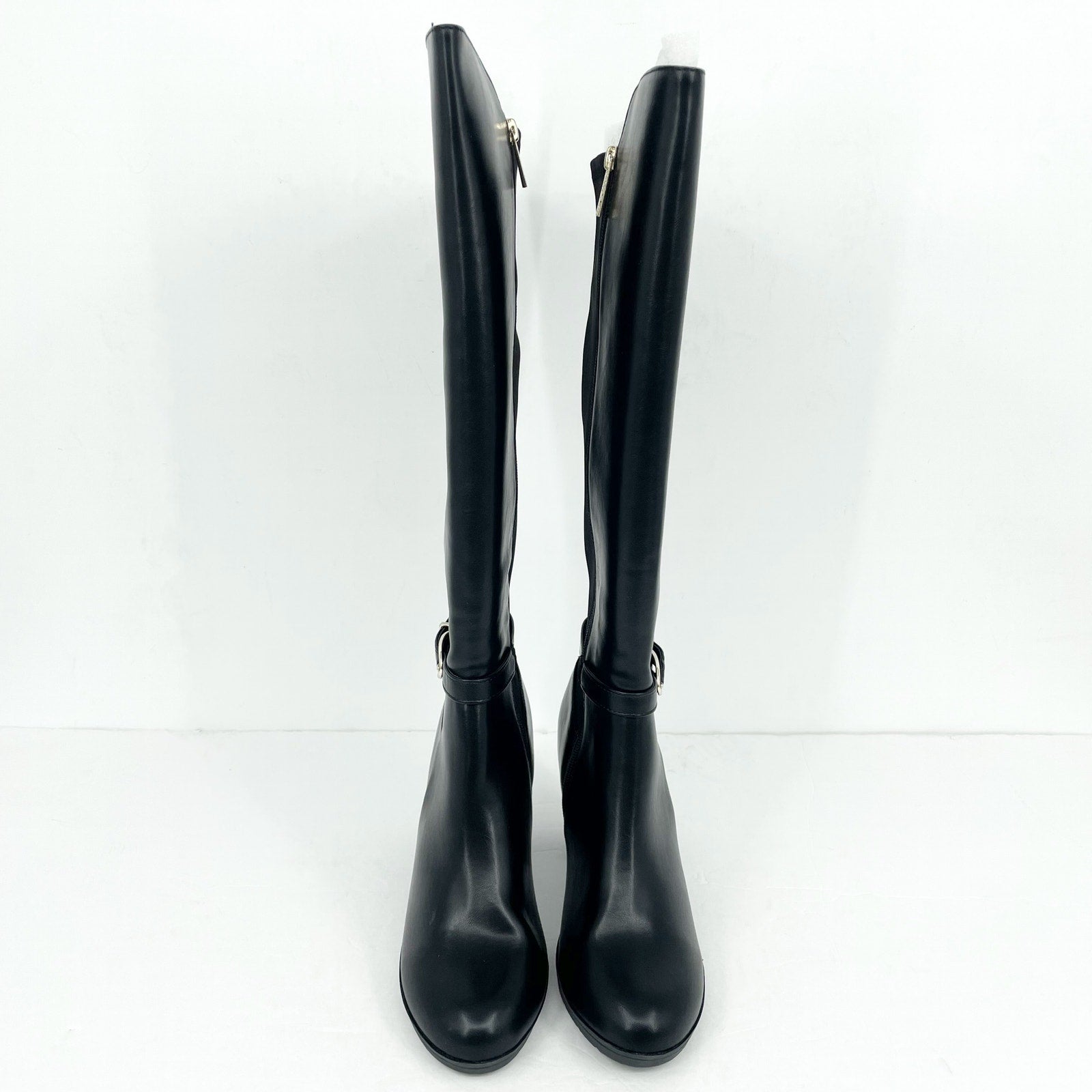 Anne Klein Womens Rivera Knee High Boots Size 8 M EU 38 Black NIB