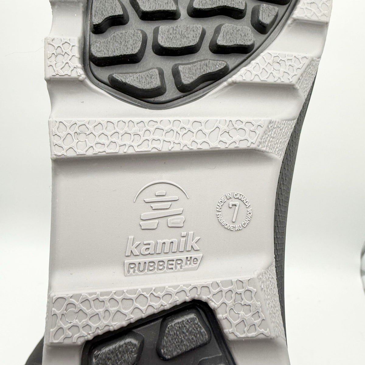 Kamik Big Kids SNOWANGEL Boots Size 7 EU 39 Grey Blue Insulated Waterproof NIB