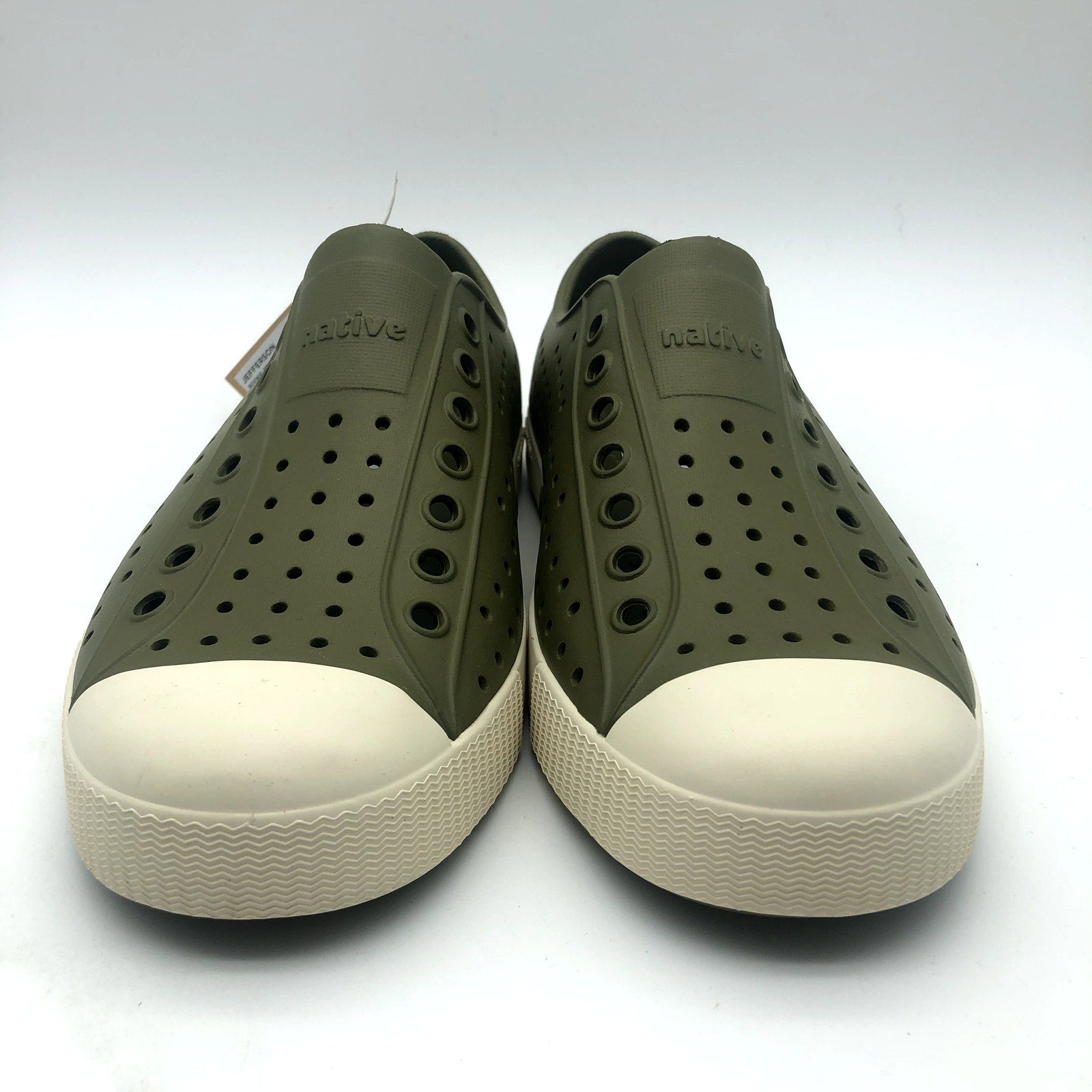 Native Men's Jefferson Slip On Shoes Size 13 Rookie Green EVA Waterproof NIB