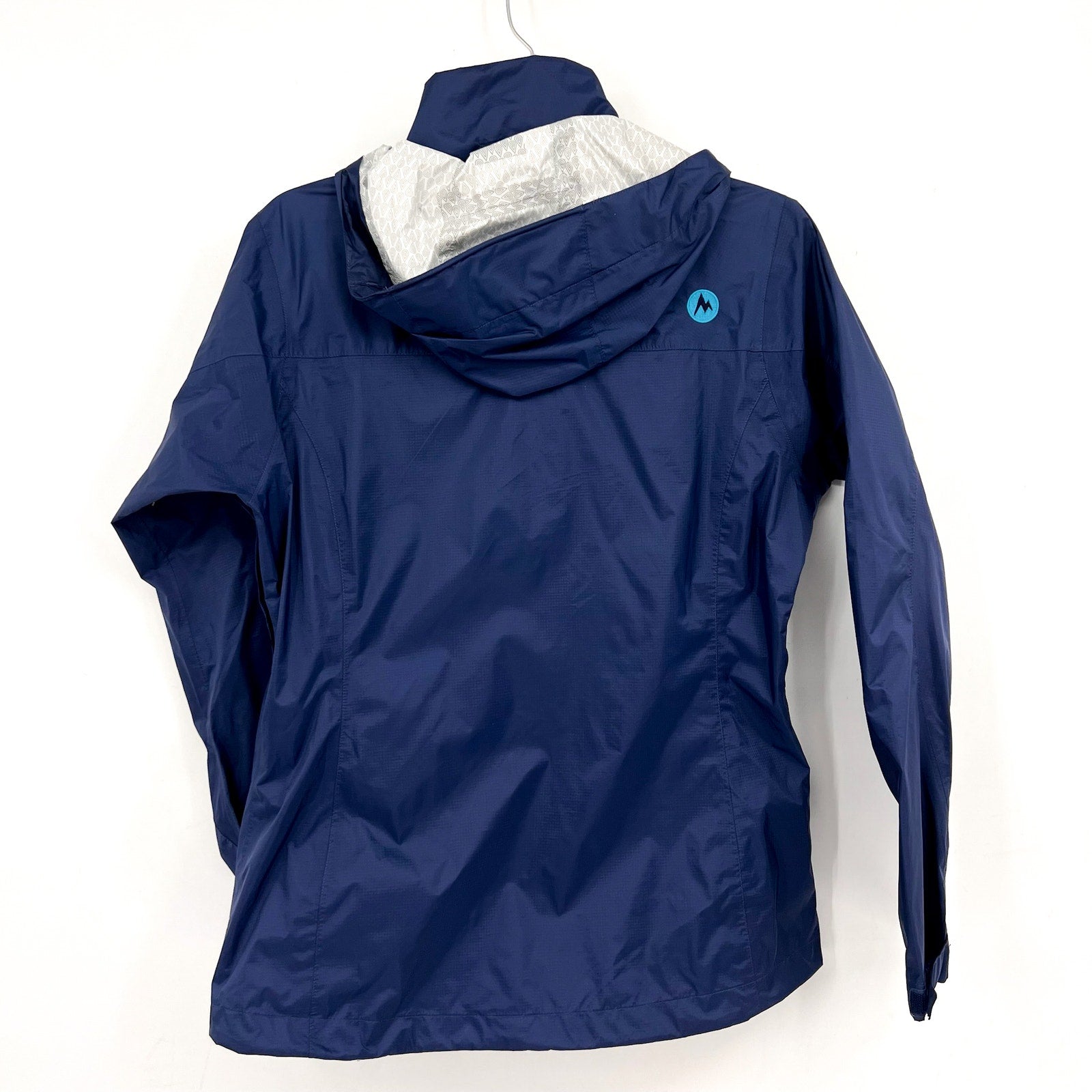 Marmot Womens PreCip Eco Rain Jacket Small Arctic Navy Blue Waterproof NWT