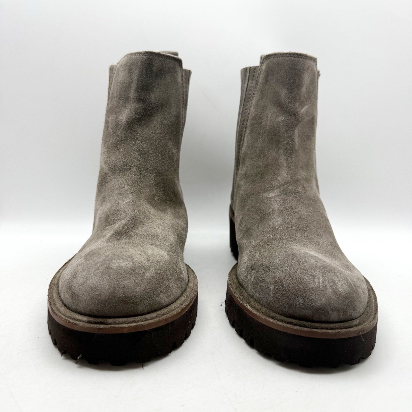 Seychelles Womens Cashew Chelsea Ankle Boots US 7.5 Grey Suede NWOB