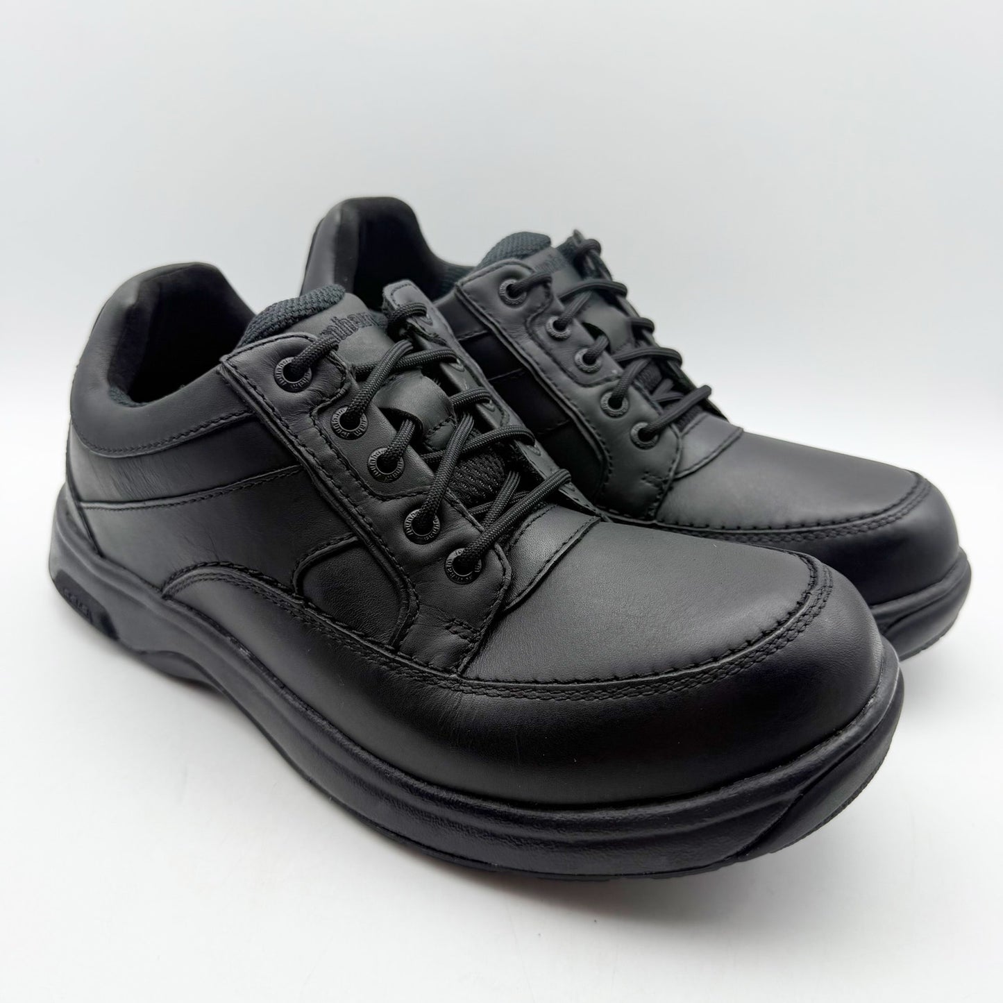 Dunham Mens Midland Oxford Sneaker US 10.5 XW Black Leather Waterproof NIB