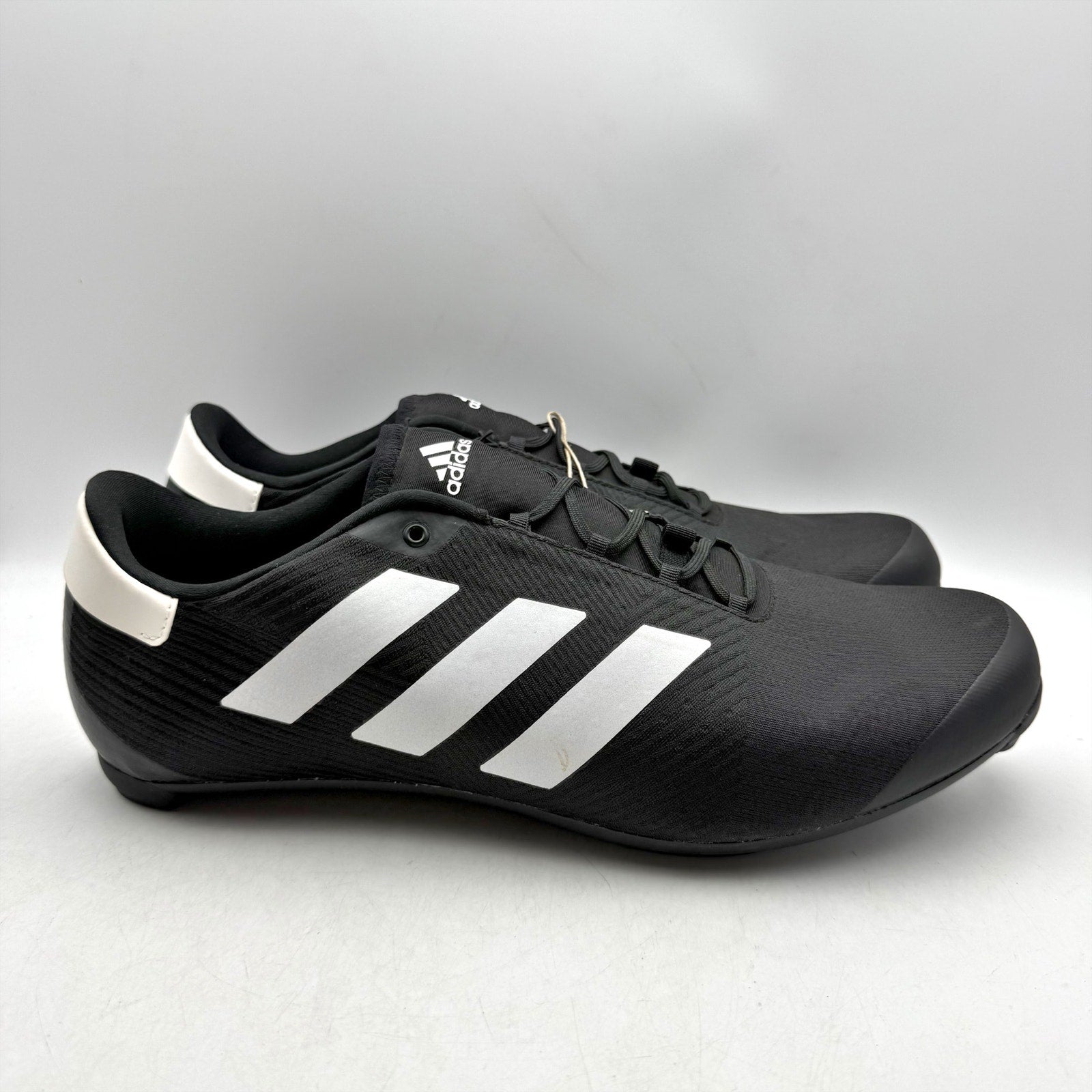 Adidas Mens The Road Cycling Shoes US 13 Black White Athletic NWT