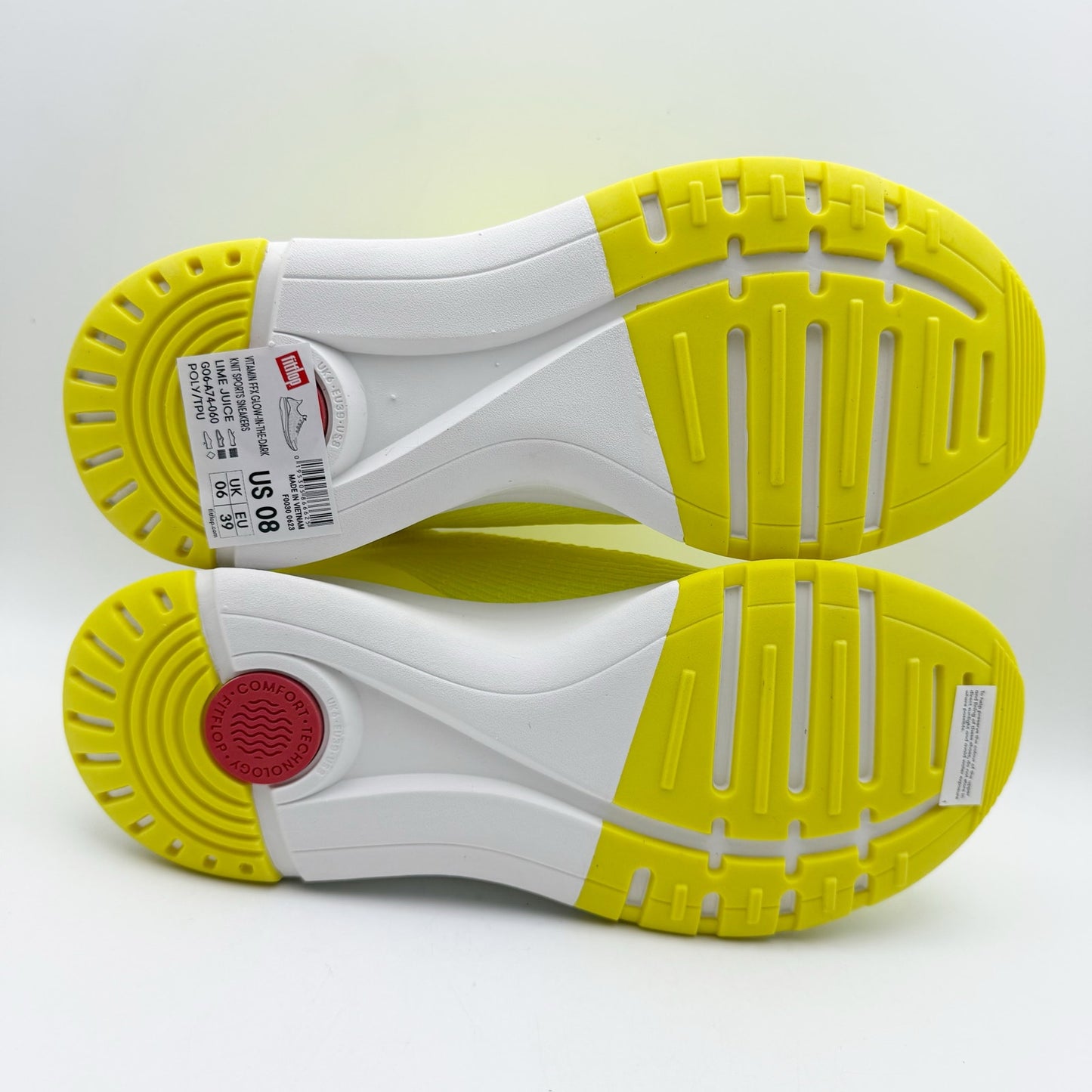Flipflop Womens Vitamin FFX Knit Sports Sneakers US 8 Yellow Athletic