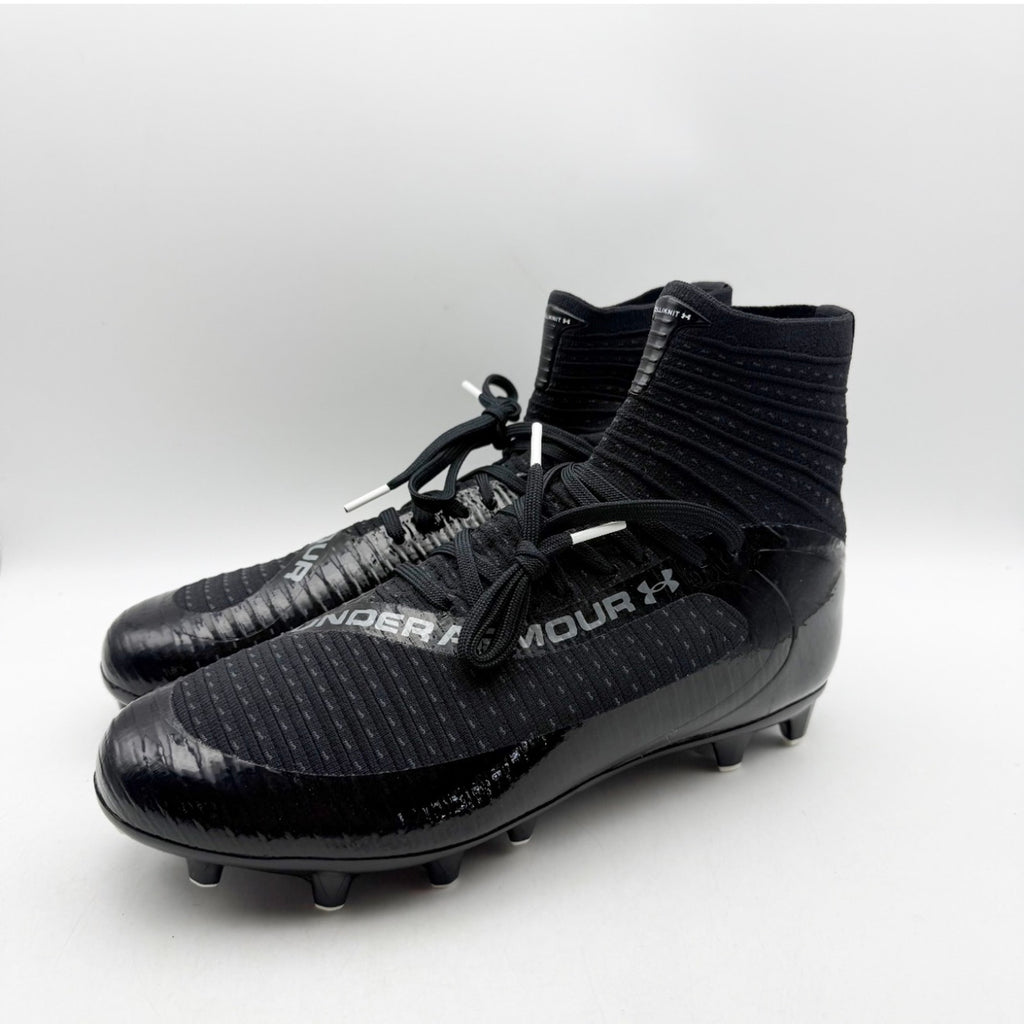 Under Armour Men's Highlight MC 2.0 High Top Football Cleats Size 9 Black NWOB