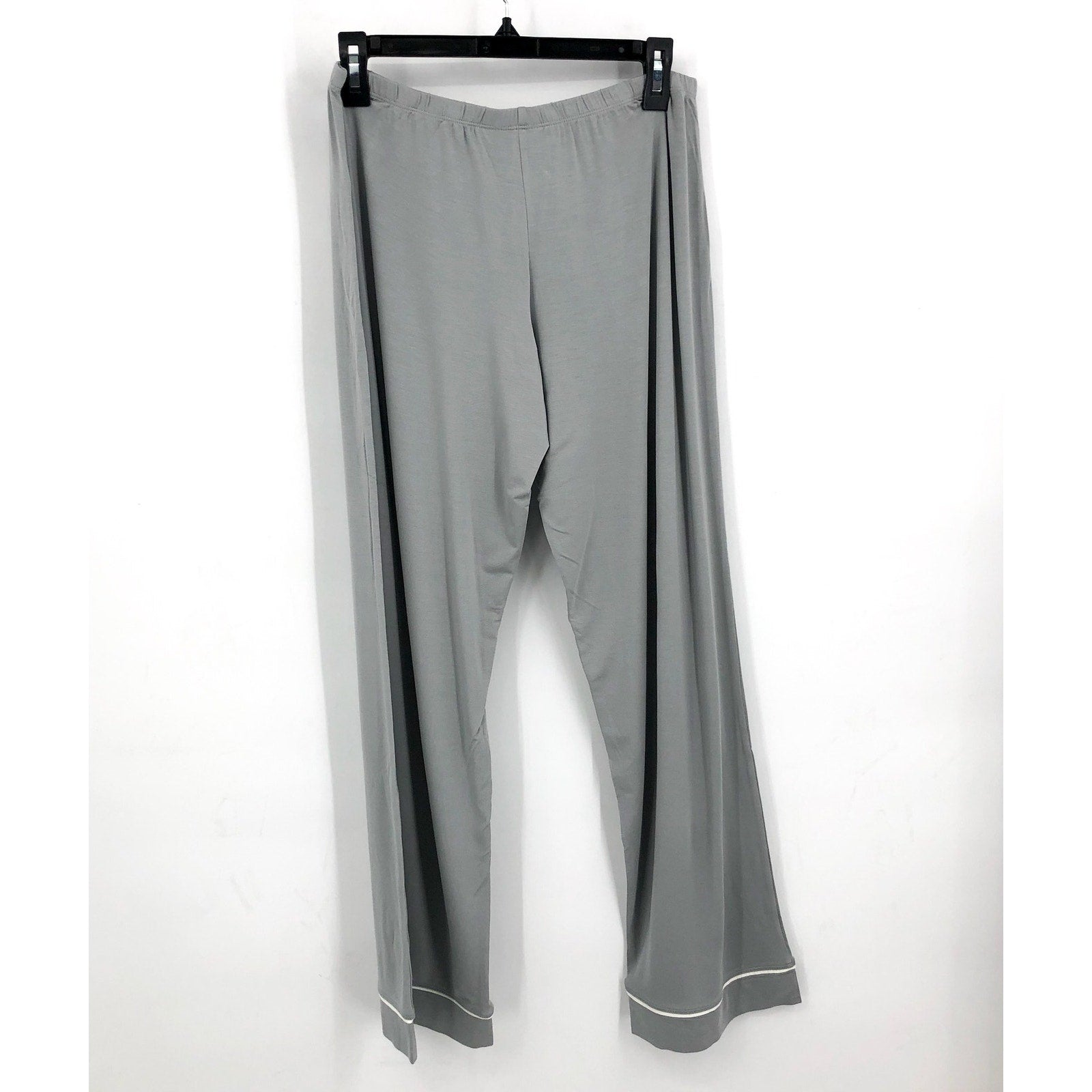 EBERJEY Women's Gisele Long Pajama Set Medium Gray Moonlight TENCEL Modal NWT