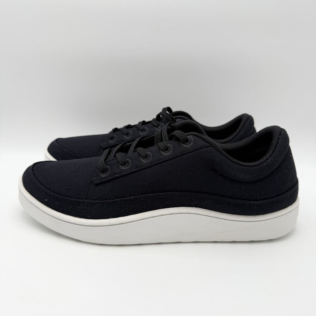 ALLBIRDS Mens Canvas Pacer Casual Sneakers Size 11 EU 43.5 Black White NIB