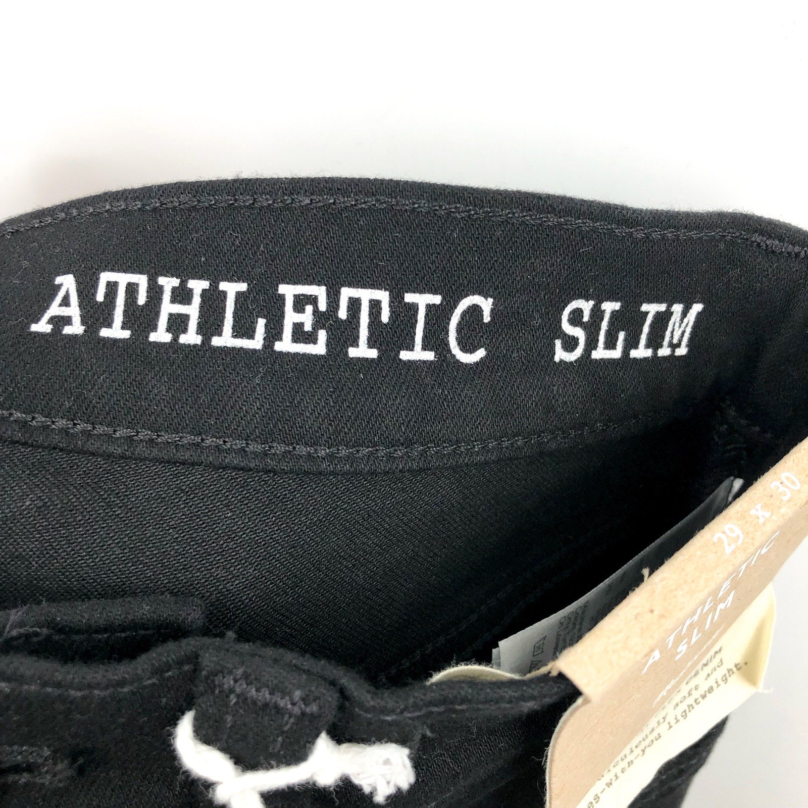 MADEWELL Men's Athletic Slim Jeans 29x30 Black Bainhart COOLMAX ND478 NWT