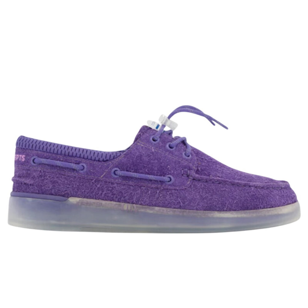SPERRY x Concepts Mens 3-Eye Cup Top-Sider Loafers Size 13 Purple Suede NWOB