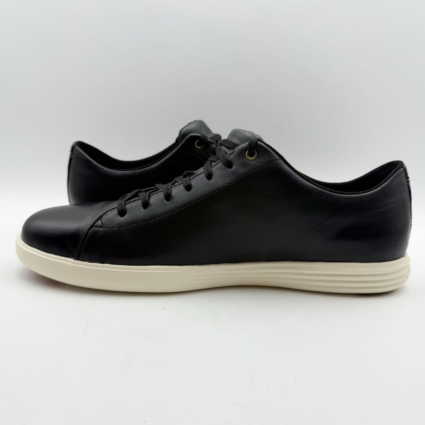 Cole Haan Mens Grand Crosscourt ll Sneakers US 10 M Black White Leather NIB