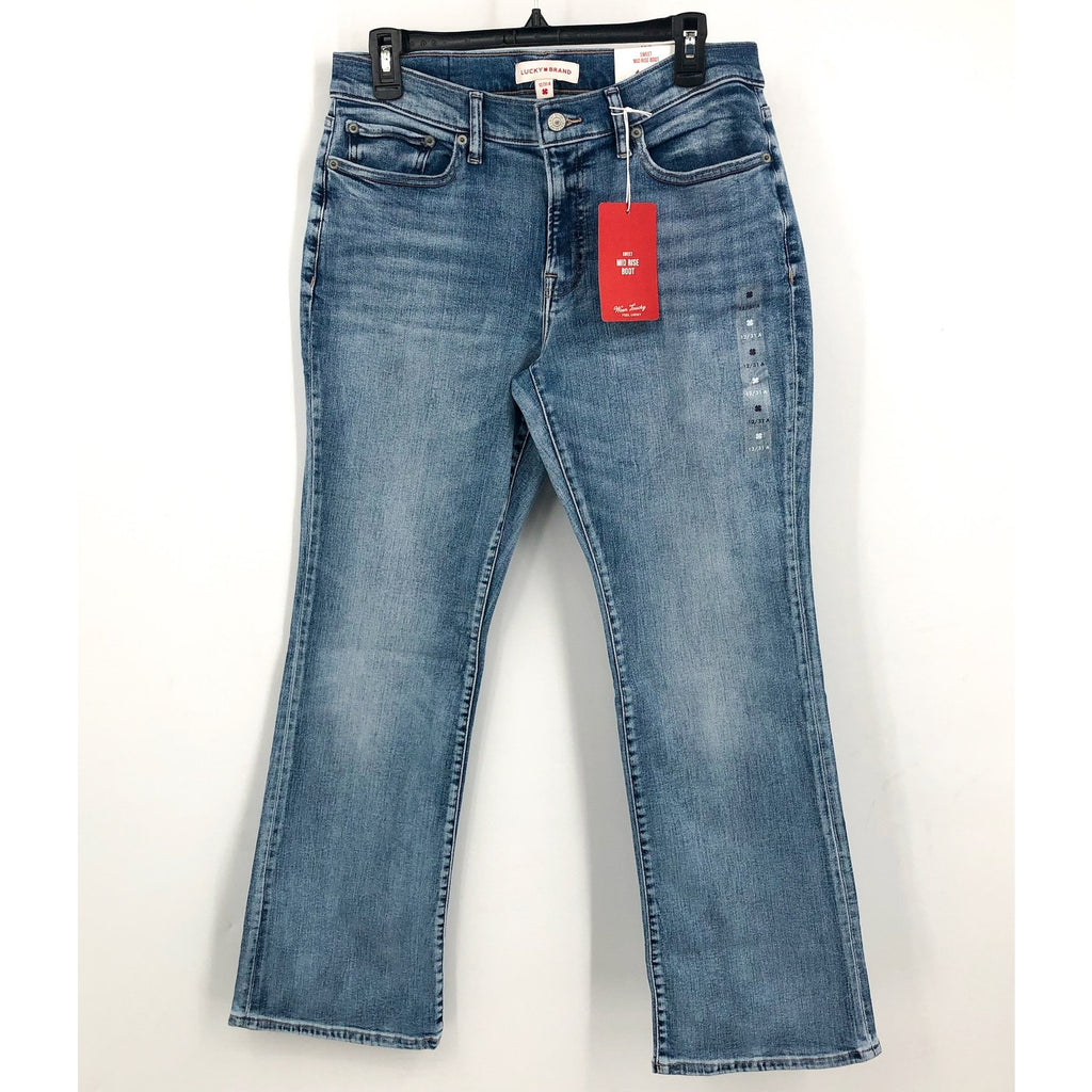 LUCKY BRAND Women's Sweet Boot Cut Jeans US 12 Blue Cabana Mid rise NWT
