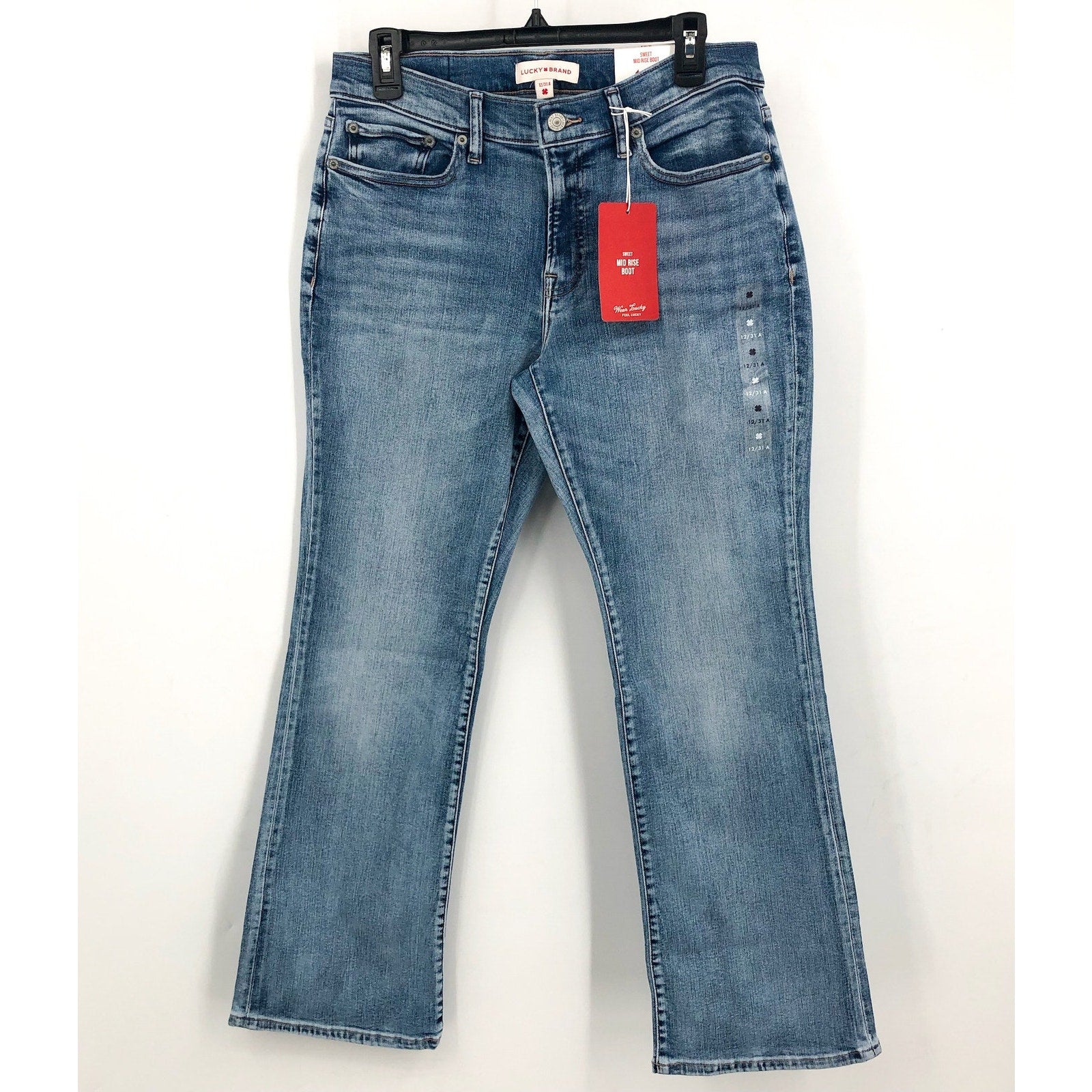 LUCKY BRAND Women's Sweet Boot Cut Jeans US 12 Blue Cabana Mid rise NWT
