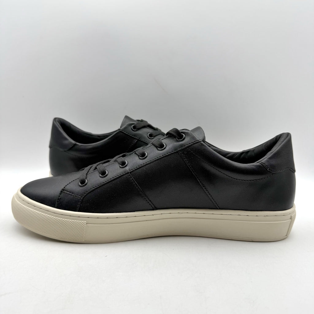 Born Mens Reserve Low Top Sneaker US 9.5 M EU 42.5 Black Leather Lace-Up NIB