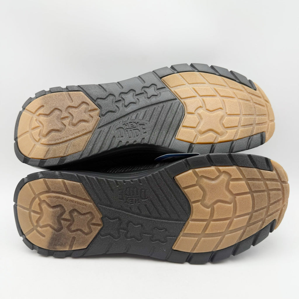 Hey Dude Mens Sirocco Casual Shoes US 13 EU 46 Grey Black NIB