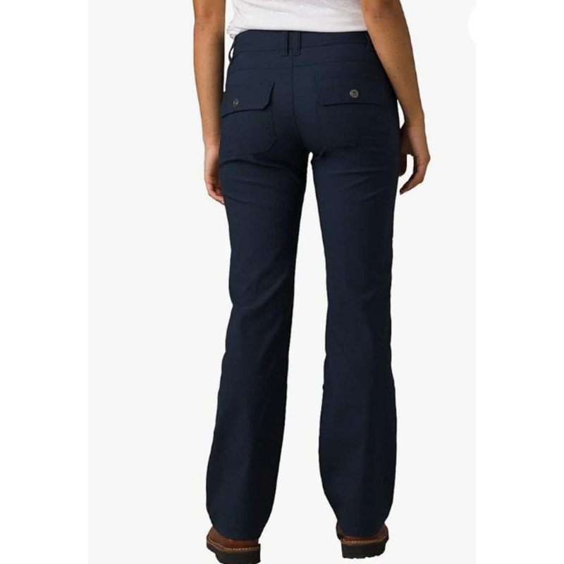 PRANA Women's Halle Pants II Size 12 Short Nautical Blue Water Repellent NWT
