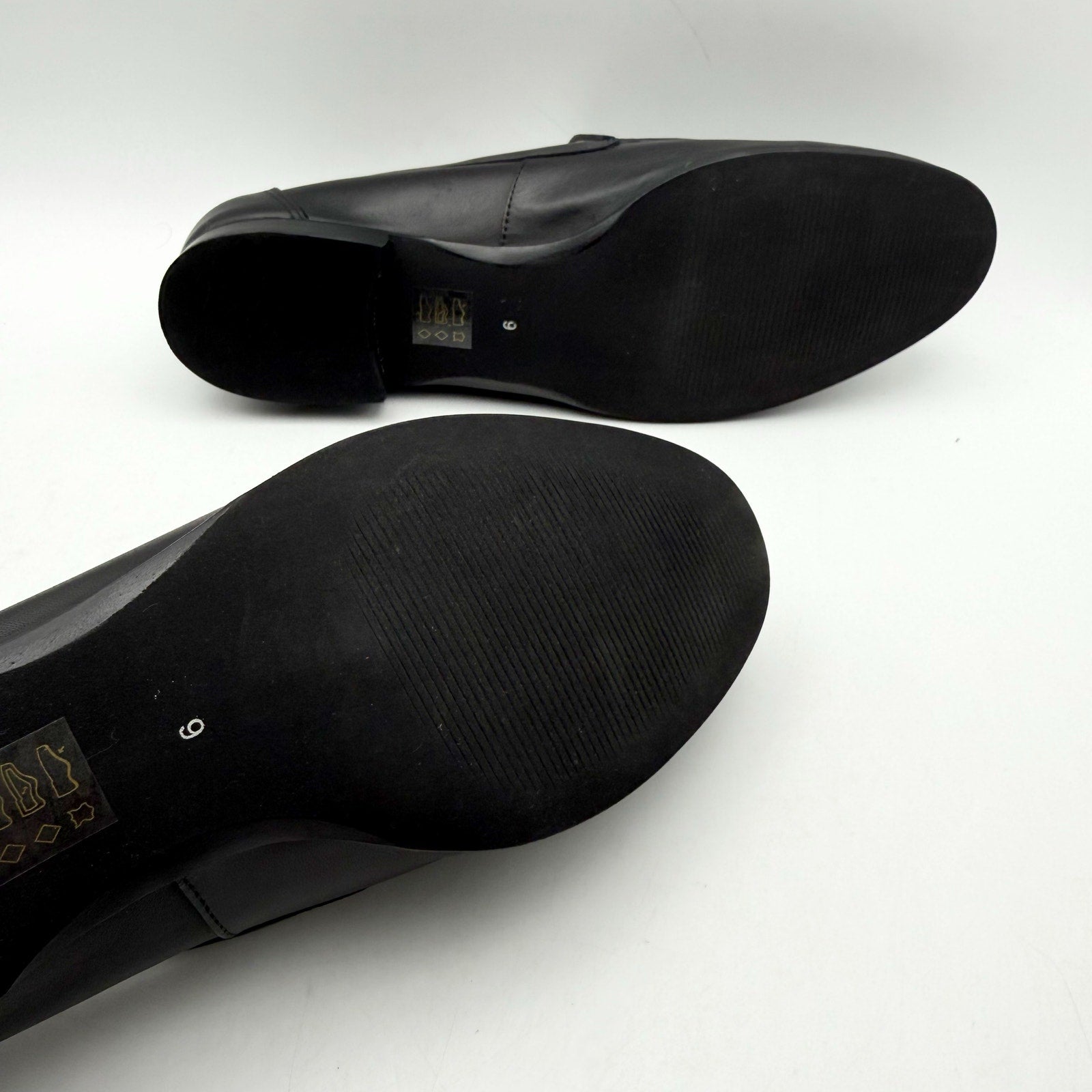 Marc Joseph New York Womens Madison Ave Loafers US 9 M Black Leather NWOB