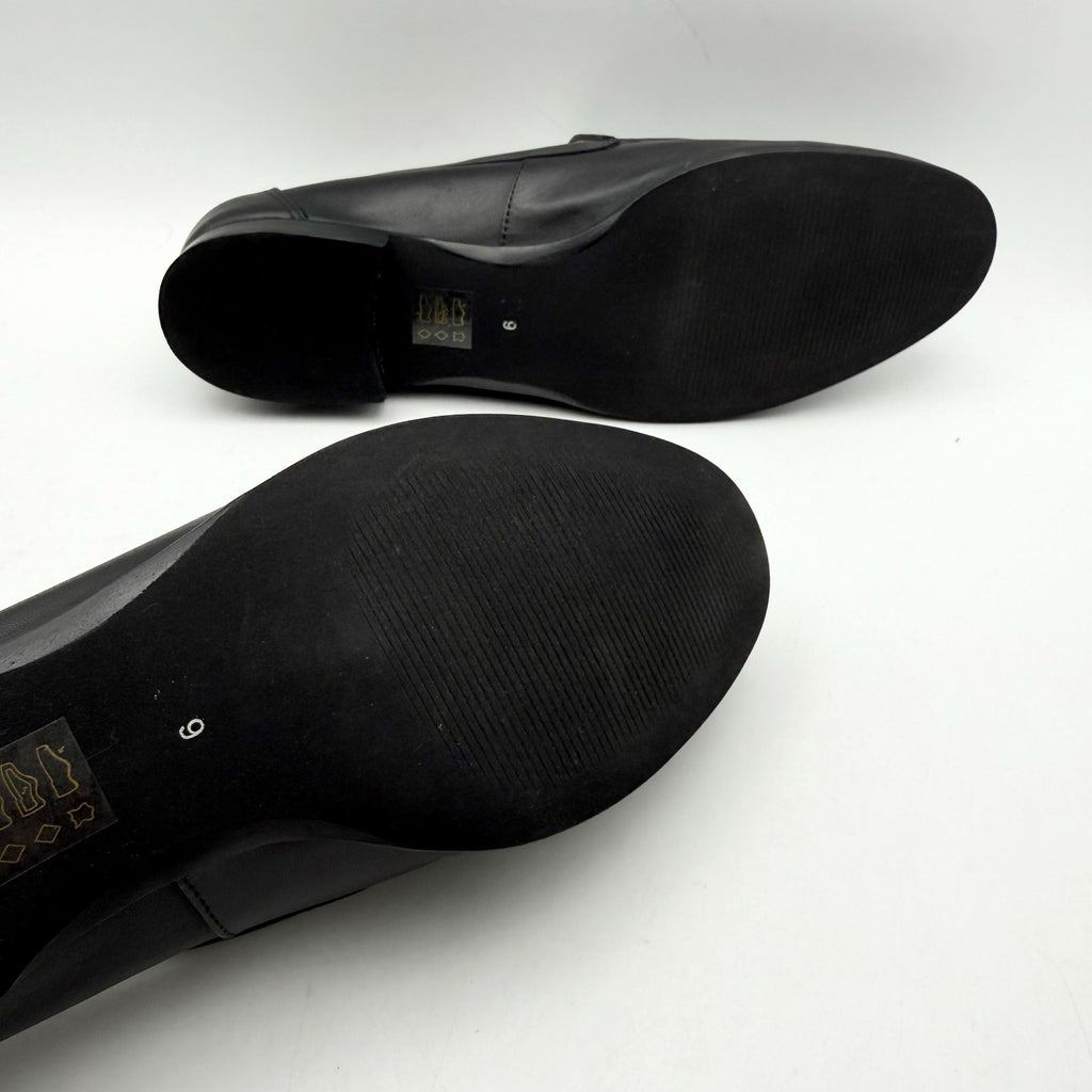 Marc Joseph New York Womens Madison Ave Loafers US 9 M Black Leather NWOB