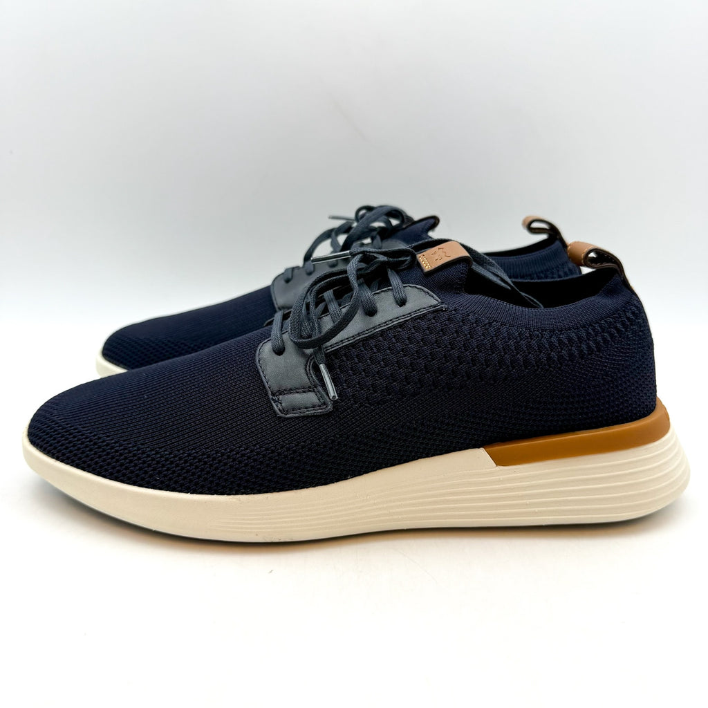 Wolf & Shepherd Swiftknit Derby Sneakers MENS 6 WOMENS 8 Navy Blue Knit NIB