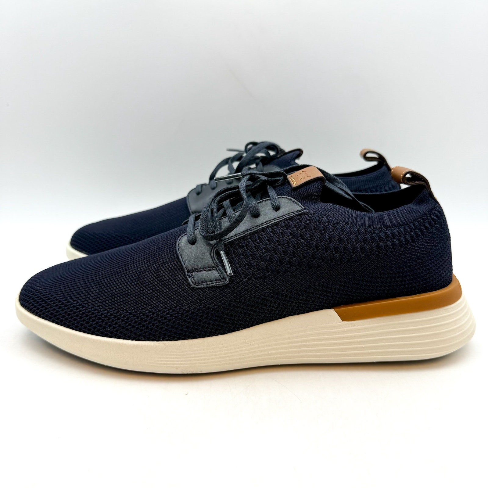 Wolf & Shepherd Swiftknit Derby Sneakers MENS 6 WOMENS 8 Navy Blue Knit NIB